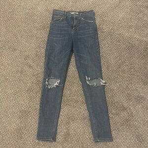 Topshop Jamie Moto Skinny Jeans